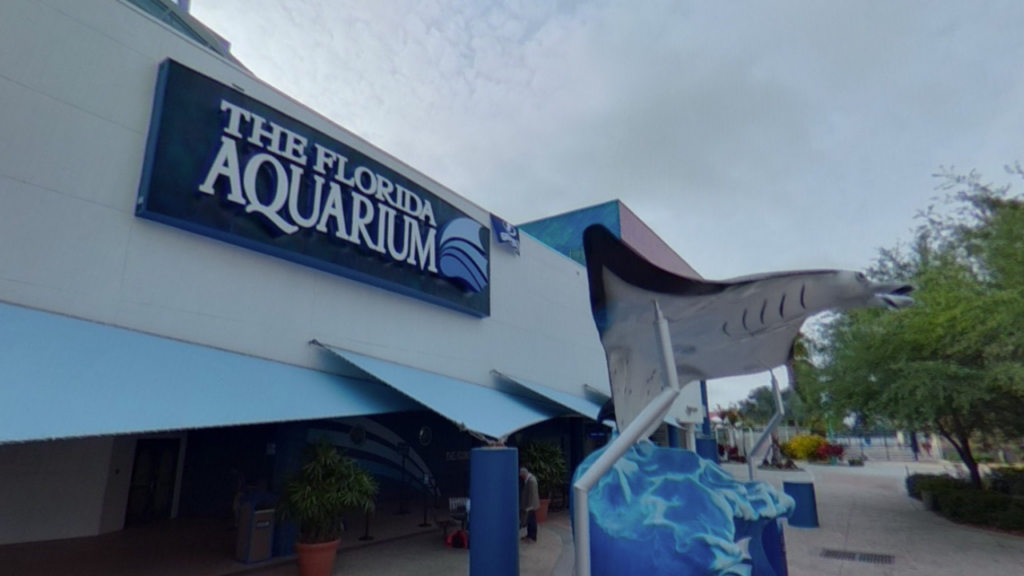 Entrance to The Florida Aquarium Tampa, FL